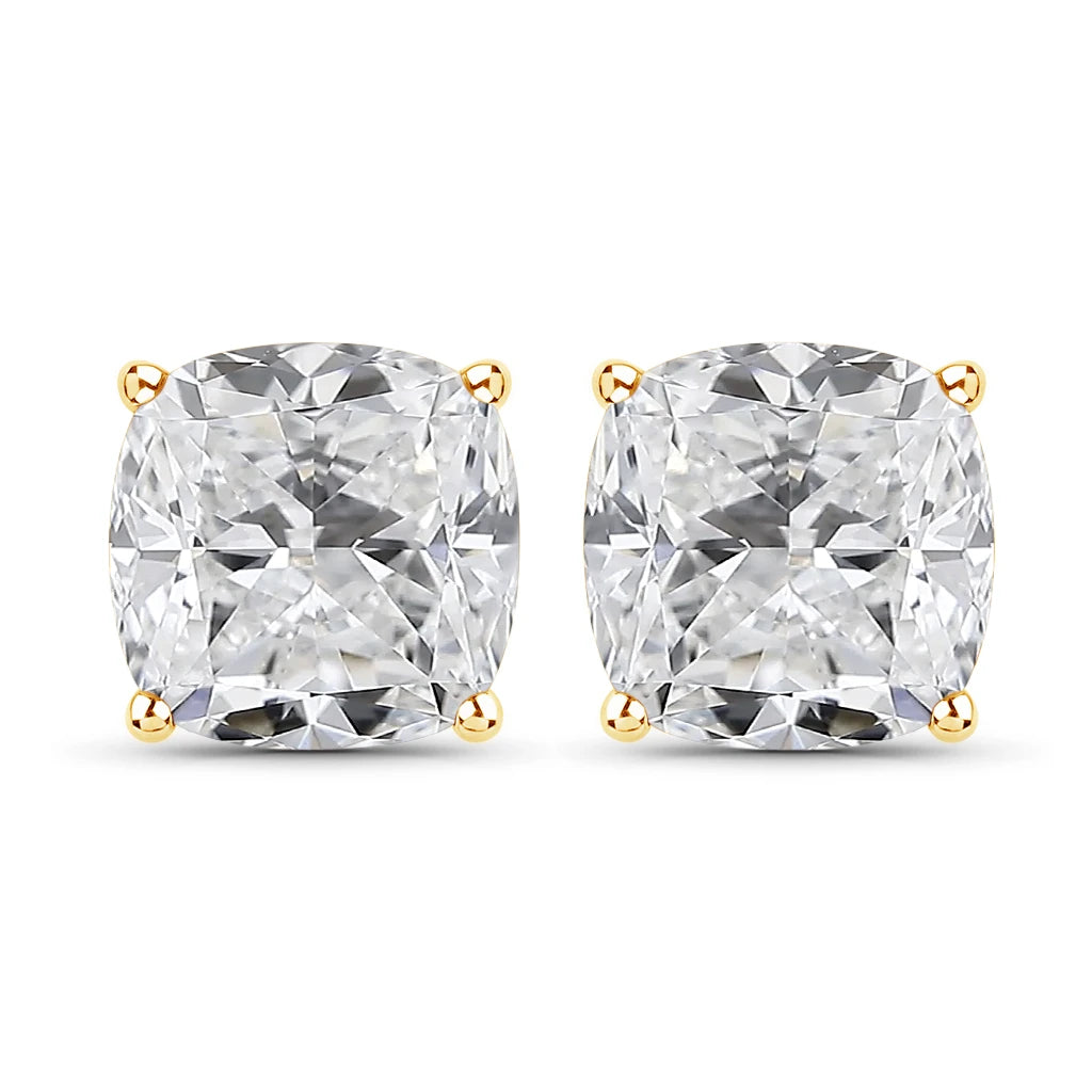 Cushion Cut Stud Earrings