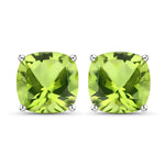 Cushion Cut Stud Earrings