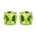 Cushion Cut Stud Earrings