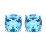Cushion Cut Stud Earrings