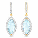 Marquise Cut Diamond Accent Drop Earrings