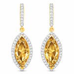 Marquise Cut Diamond Accent Drop Earrings