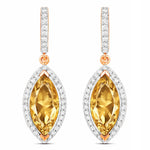 Marquise Cut Diamond Accent Drop Earrings