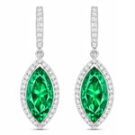 Marquise Cut Diamond Accent Drop Earrings