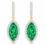 Marquise Cut Diamond Accent Drop Earrings