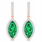 Marquise Cut Diamond Accent Drop Earrings