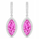 Marquise Cut Diamond Accent Drop Earrings