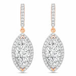 Marquise Cut Diamond Accent Drop Earrings