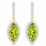 Marquise Cut Diamond Accent Drop Earrings