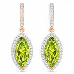 Marquise Cut Diamond Accent Drop Earrings