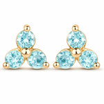 Round Prong Set Stud Earrings