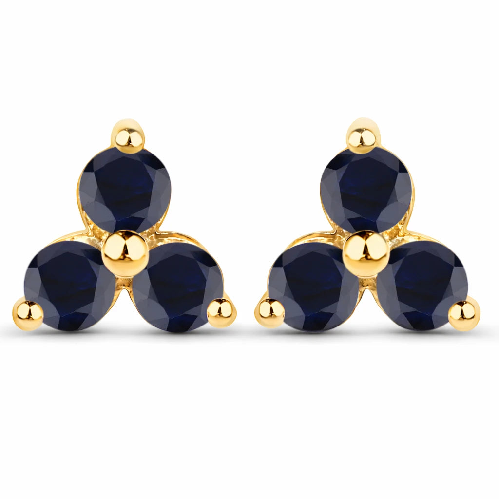 Round Prong Set Stud Earrings