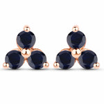 Round Prong Set Stud Earrings