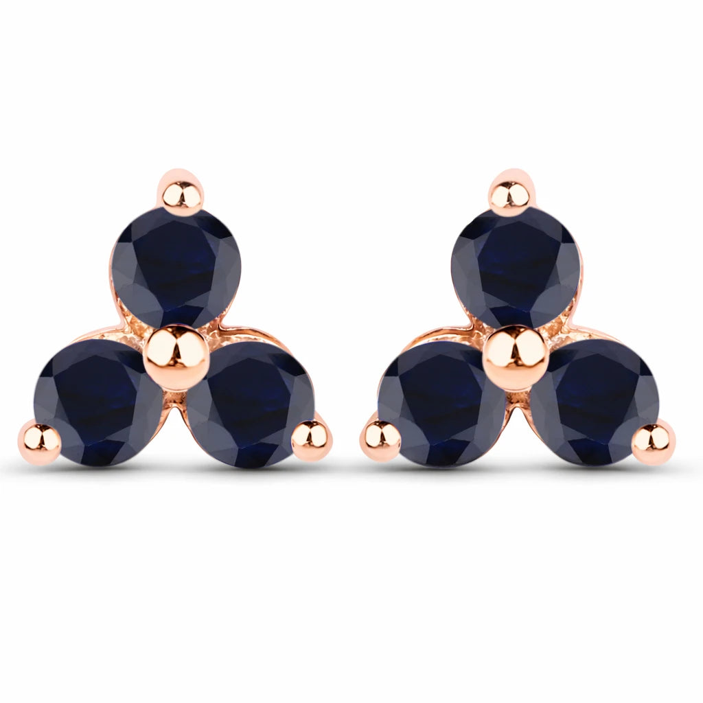 Round Prong Set Stud Earrings
