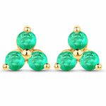 Round Prong Set Stud Earrings
