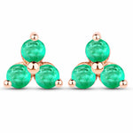 Round Prong Set Stud Earrings
