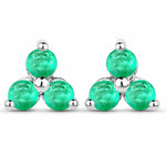 Round Prong Set Stud Earrings