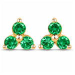 Round Prong Set Stud Earrings