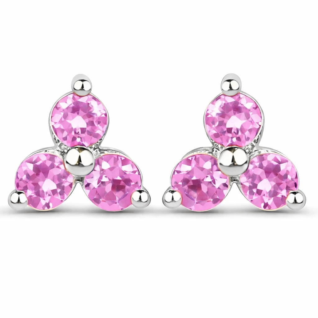 Round Prong Set Stud Earrings