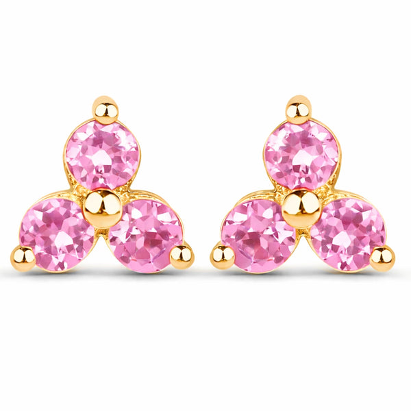 Round Prong Set Stud Earrings