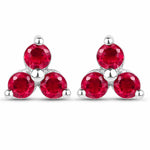 Round Prong Set Stud Earrings