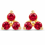 Round Prong Set Stud Earrings