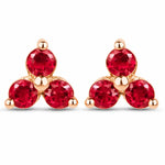 Round Prong Set Stud Earrings