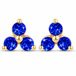 Round Prong Set Stud Earrings