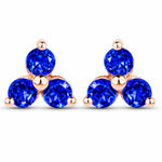 Round Prong Set Stud Earrings