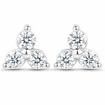 Round Prong Set Stud Earrings