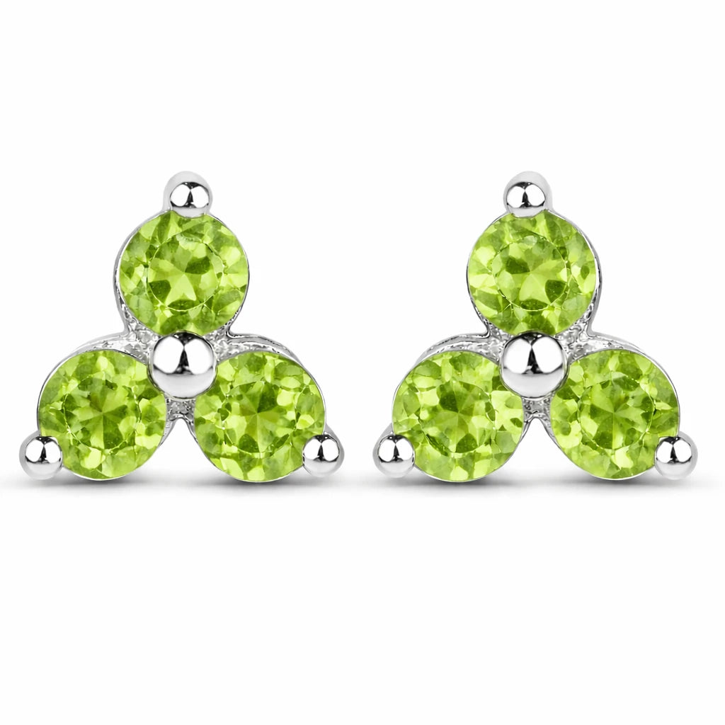 Round Prong Set Stud Earrings