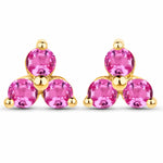 Round Prong Set Stud Earrings