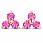 Round Prong Set Stud Earrings