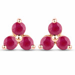 Round Prong Set Stud Earrings