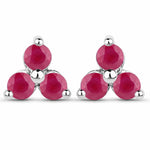 Round Prong Set Stud Earrings