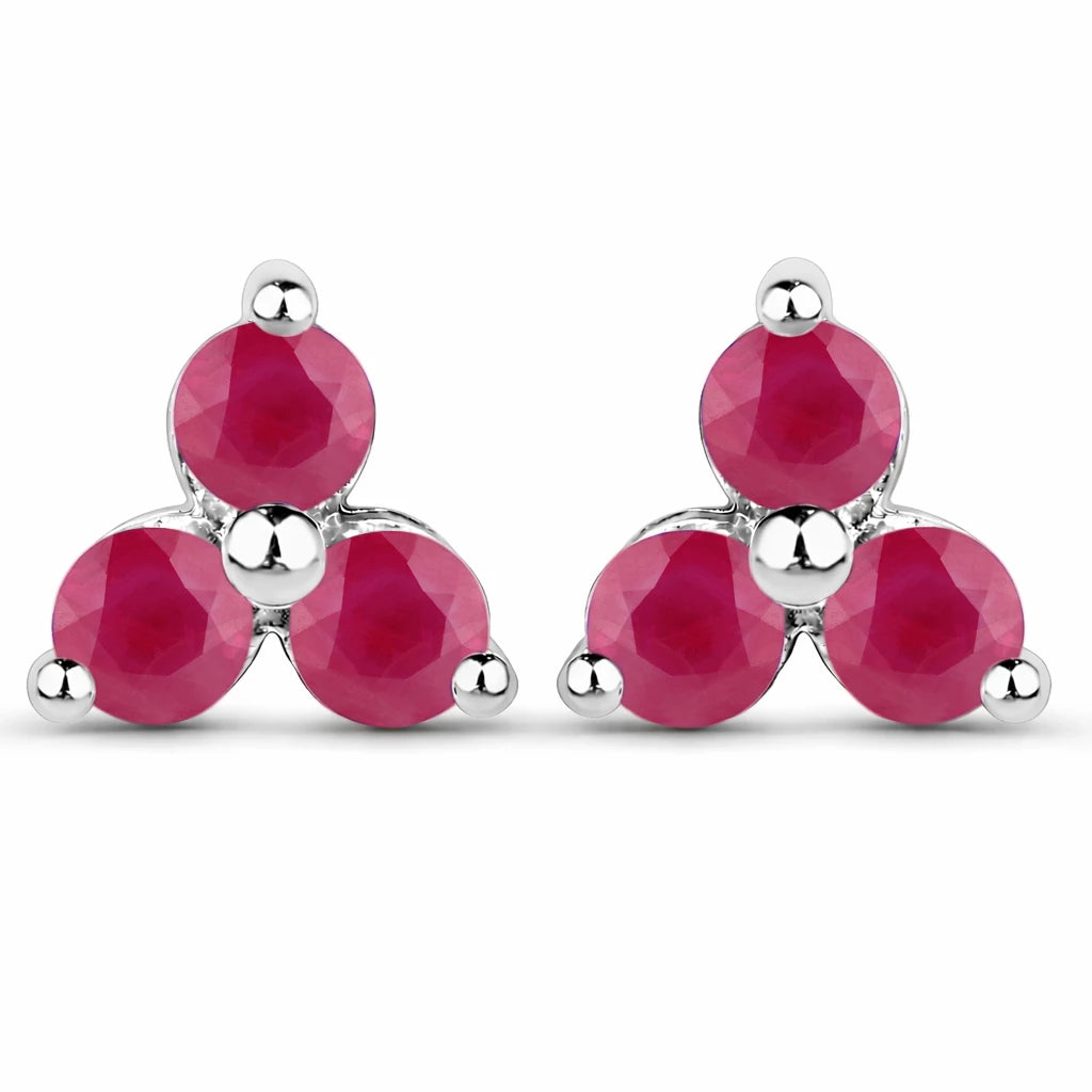 Round Prong Set Stud Earrings