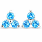 Round Prong Set Stud Earrings