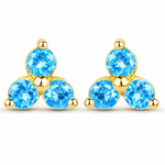 Round Prong Set Stud Earrings