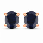 Oval-cut Solitaire Stud Earrings