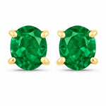 Oval-cut Solitaire Stud Earrings
