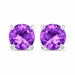 Round Cut Stud Earrings