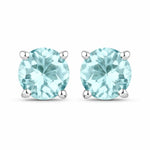 Round Cut Stud Earrings