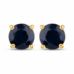 Round Cut Stud Earrings