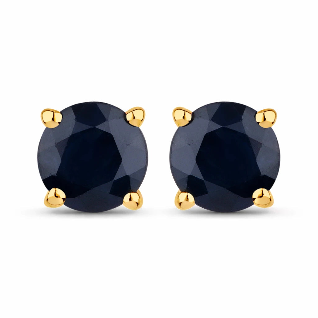 Round Cut Stud Earrings