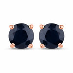 Round Cut Stud Earrings