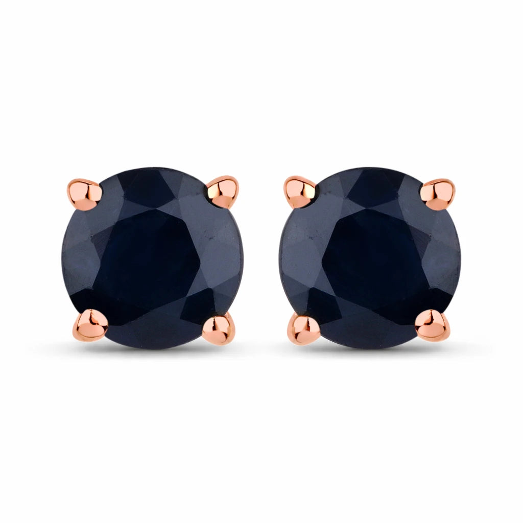 Round Cut Stud Earrings
