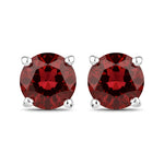Round Cut Stud Earrings