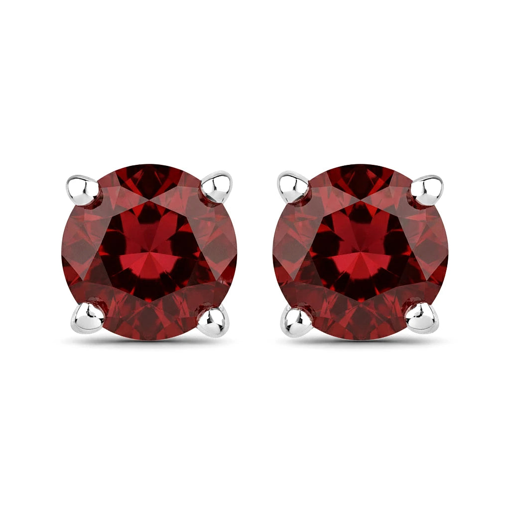 Round Cut Stud Earrings