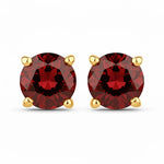 Round Cut Stud Earrings