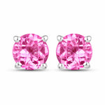 Round Cut Stud Earrings